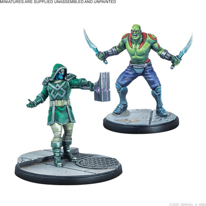 ATOMIC MASS GAMES | Marvel Crisis Protocol - The Galaxy's Deadliest Affiliation Pack | Miniatures Game | Ages 14+ | 2 Players | 90+ Minutes Playing Time