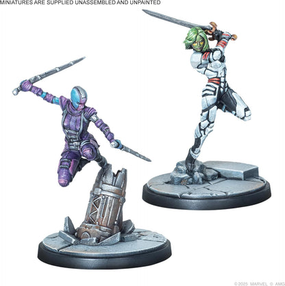 ATOMIC MASS GAMES | Marvel Crisis Protocol - The Galaxy's Deadliest Affiliation Pack | Miniatures Game | Ages 14+ | 2 Players | 90+ Minutes Playing Time