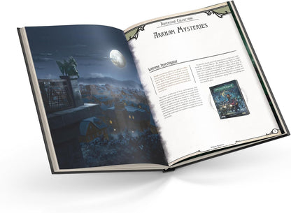 Arkham Horror The Roleplaying Game Arkham Mysteries Adventure Book - Three Standalone Scenarios, Immersive RPG for Kids & Adults, Ages 14+, 2-6 Players, 1+ Hour Playtime, Made by Edge Studio