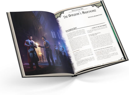 Arkham Horror The Roleplaying Game Arkham Mysteries Adventure Book - Three Standalone Scenarios, Immersive RPG for Kids & Adults, Ages 14+, 2-6 Players, 1+ Hour Playtime, Made by Edge Studio