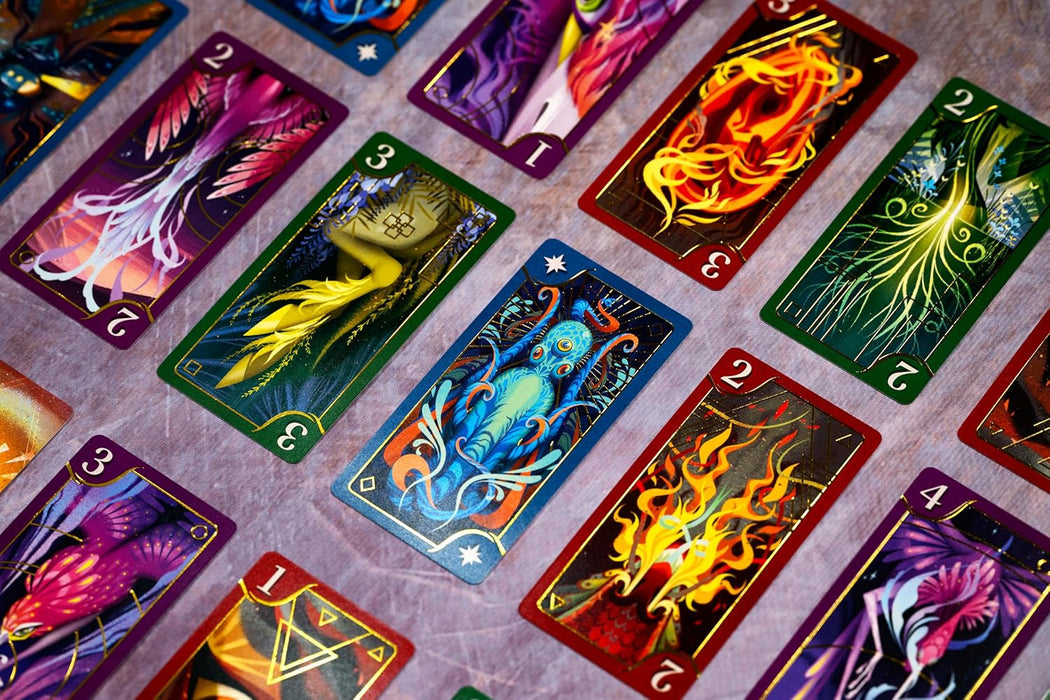 Repos Production | Mythicals | Board Game | Ages 8+ | 2 Players | 15+ Minutes Playing Time