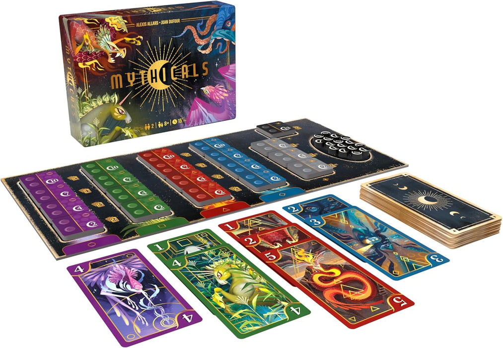 Repos Production | Mythicals | Board Game | Ages 8+ | 2 Players | 15+ Minutes Playing Time