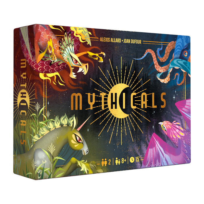 Repos Production | Mythicals | Board Game | Ages 8+ | 2 Players | 15+ Minutes Playing Time