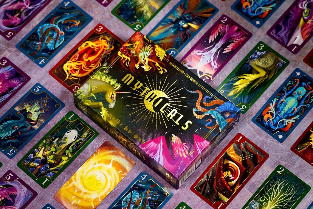 Repos Production | Mythicals | Board Game | Ages 8+ | 2 Players | 15+ Minutes Playing Time