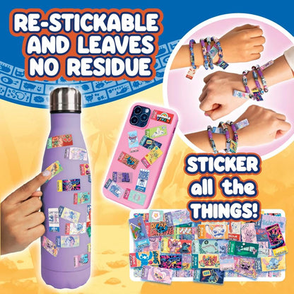 Sky Castle Sticki Rolls Stitch Pendant Pack, Wearable Sticker Jewellery, Collectable Toys, Disney Stitch, 15 x 3 x 23.5 cm