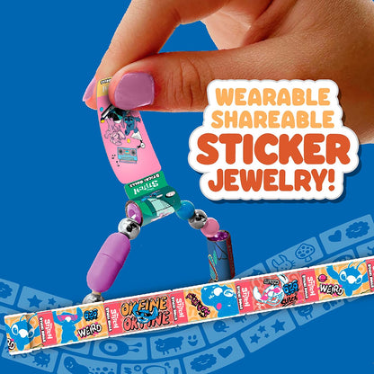 Sky Castle Sticki Rolls Stitch Pendant Pack, Wearable Sticker Jewellery, Collectable Toys, Disney Stitch