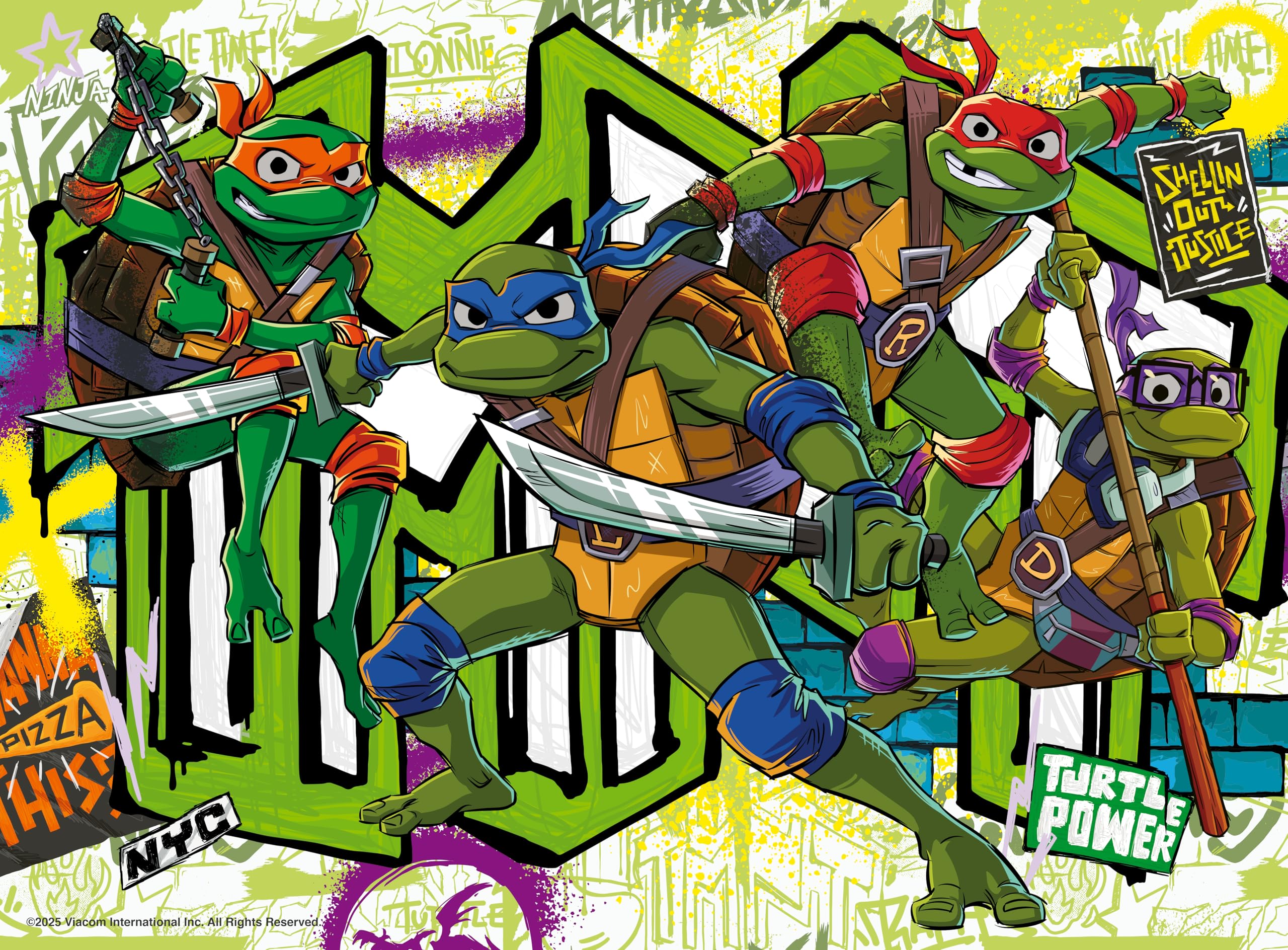 Ravensburger Teenage Mutant Ninja Turtles Gifts and Toys - 200 Piece Jigsaw Puzzle for Boys and Girls Age 8 Years +