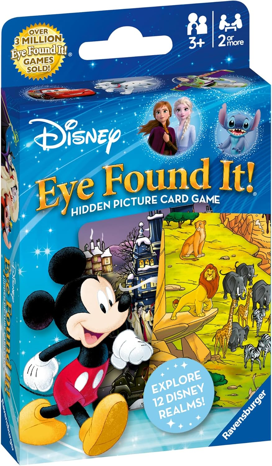 Ravensburger Disney Gifts and Toys - Eye Found It Card Game for Kids Age 3 Years Up