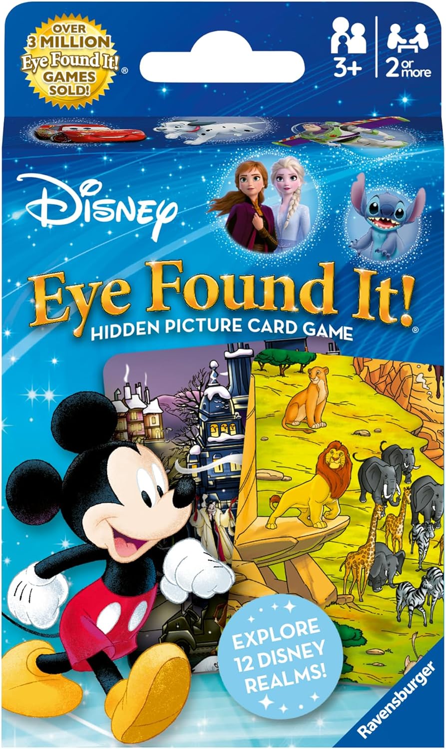 Ravensburger Disney Gifts and Toys - Eye Found It Card Game for Kids Age 3 Years Up