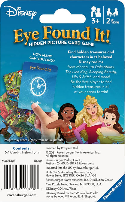 Ravensburger Disney Gifts and Toys - Eye Found It Card Game for Kids Age 3 Years Up