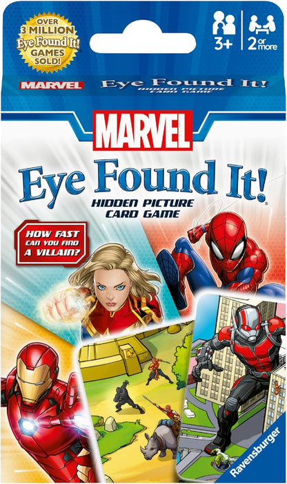 Ravensburger Marvel Gifts and Toys - Eye Found it Card Game for Kids Age 3 Years Up