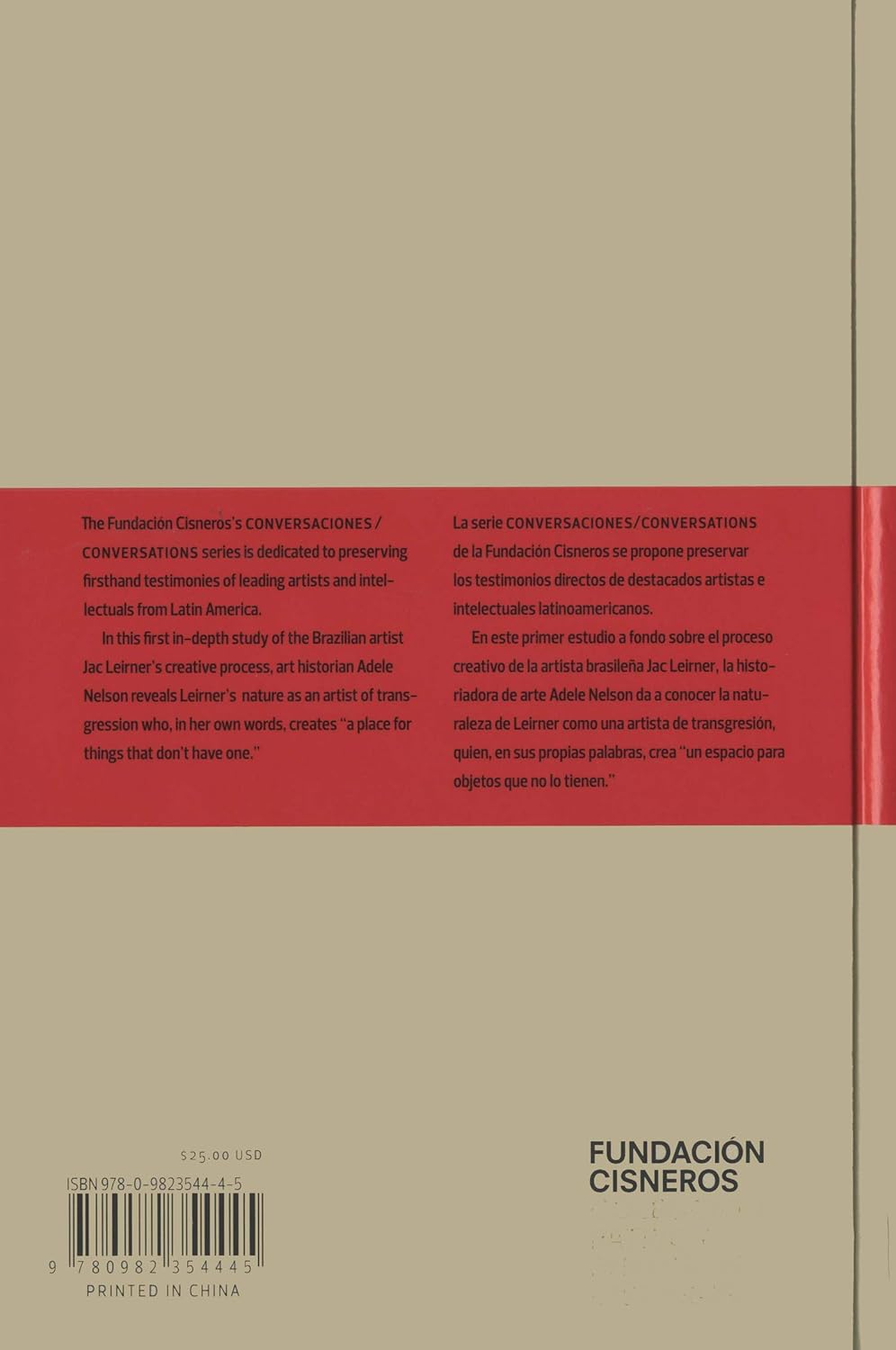 Jac Leirner in Conversation with Adele Nelson