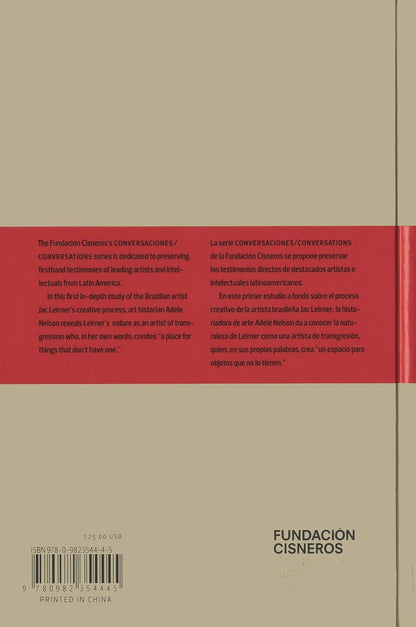 Jac Leirner in Conversation with Adele Nelson