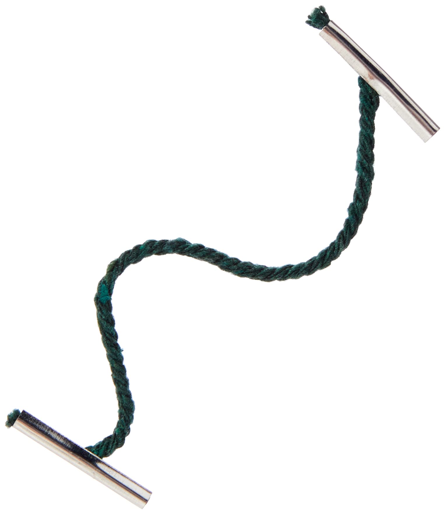 Whitecroft 27191/10 Essentials 101 mm Metal Ended Treasury Tags - Green (Pack of 100