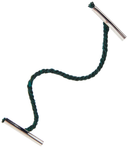 Whitecroft 27191/10 Essentials 101 mm Metal Ended Treasury Tags - Green (Pack of 100