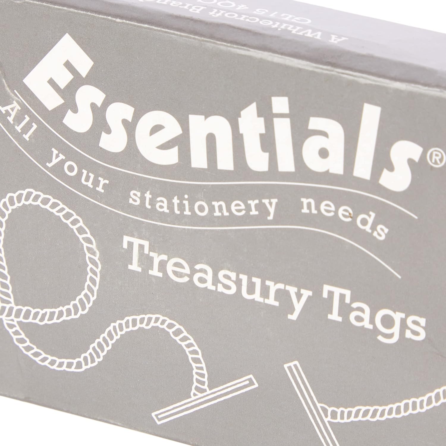 Whitecroft 27191/10 Essentials 101 mm Metal Ended Treasury Tags - Green (Pack of 100