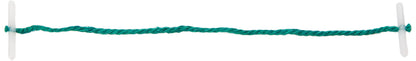 Whitecroft 27141/10 Essentials 152 mm Plastic Ended Treasury Tags - Green (Pack of 100