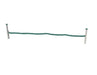 Whitecroft Essentials 27201/10 127 mm Metal Ended Treasury Tags - Green (Pack of 100
