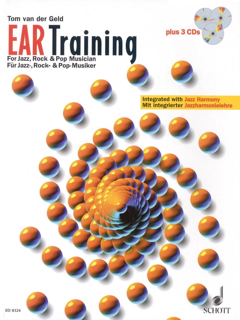 Ear Training - A Complete Course for the Jazz, Rock & Pop Musician: Book/3-CD Pack