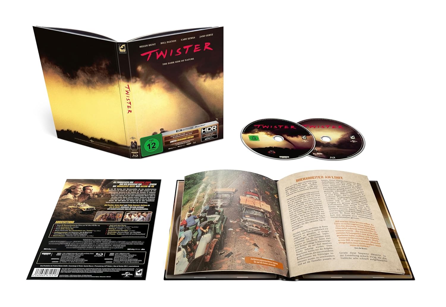 Twister - Limited Mediabook Edition (4K Ultra HD