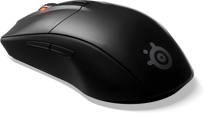 SteelSeries Rival 3 Mouse da gioco wireless, durata della batteria di oltre 400 ore, doppio wireless 2,4 GHz e Bluetooth 5,0-60 milioni di clic, sensore ottico TrueMove Air da 18.000 CPI (62521