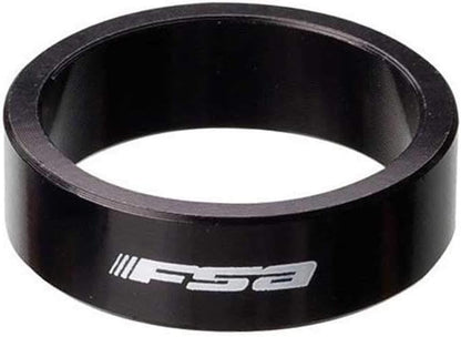 FSA Alloy Headset Spacer - Black, 1.1/8-Inch/10 mm