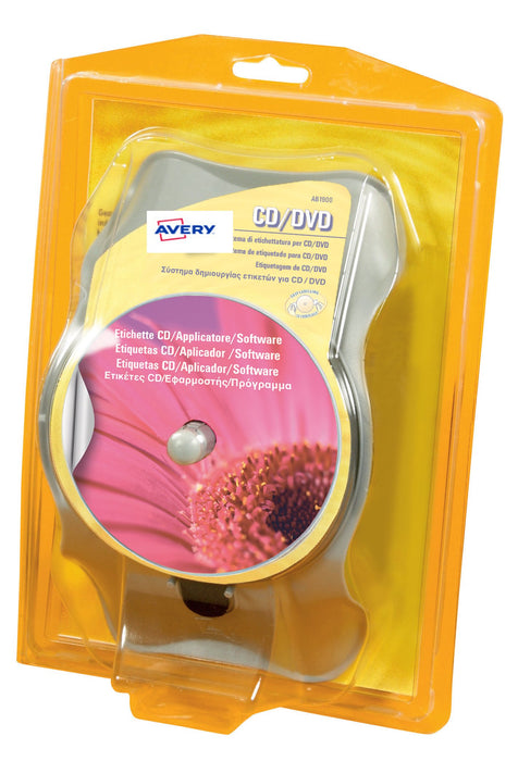 Avery AB1900 Kit di Etichettatura per CD/DVD, Versione Light, Bianco