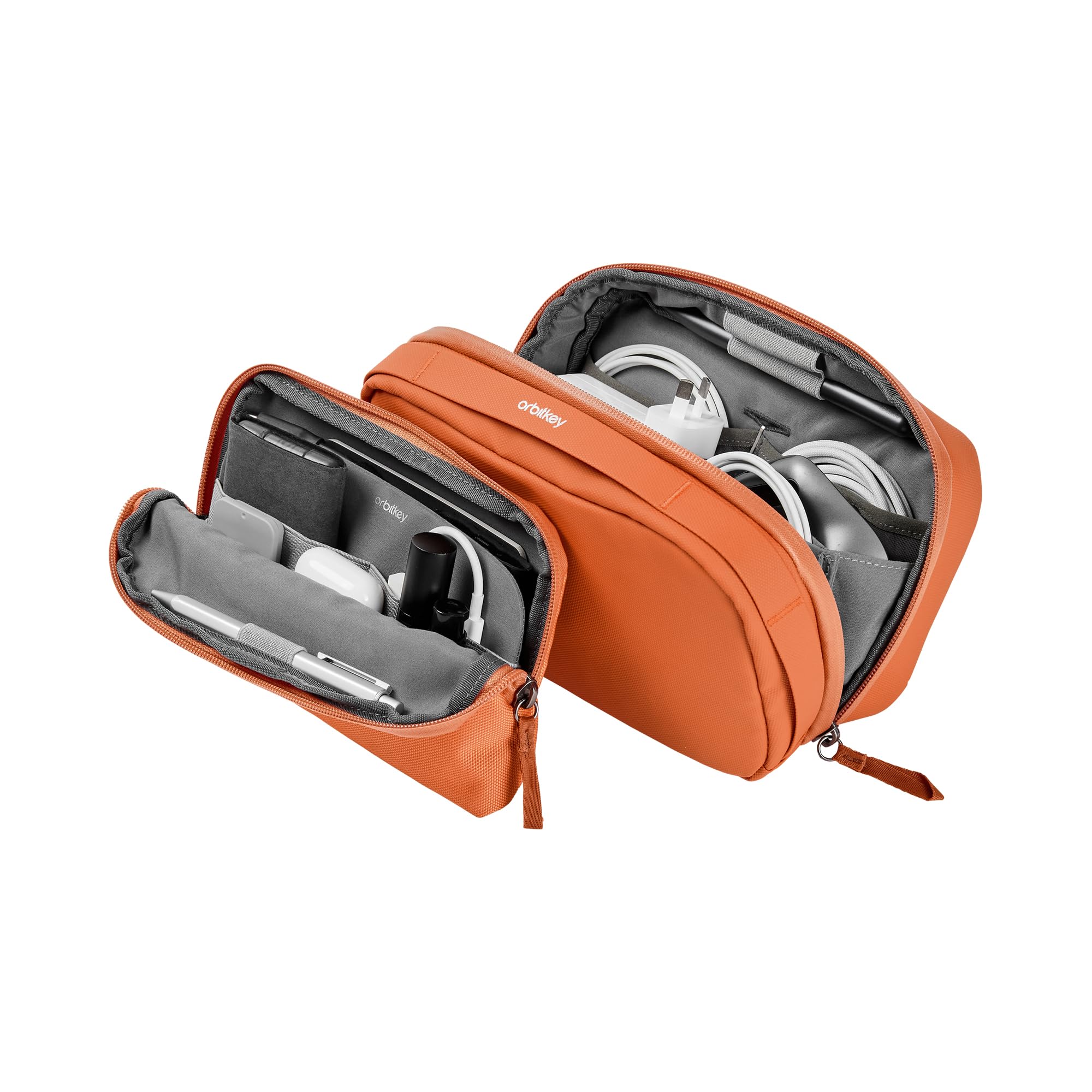 Orbitkey - 2-In-1 Tech Pouch - Terracotta