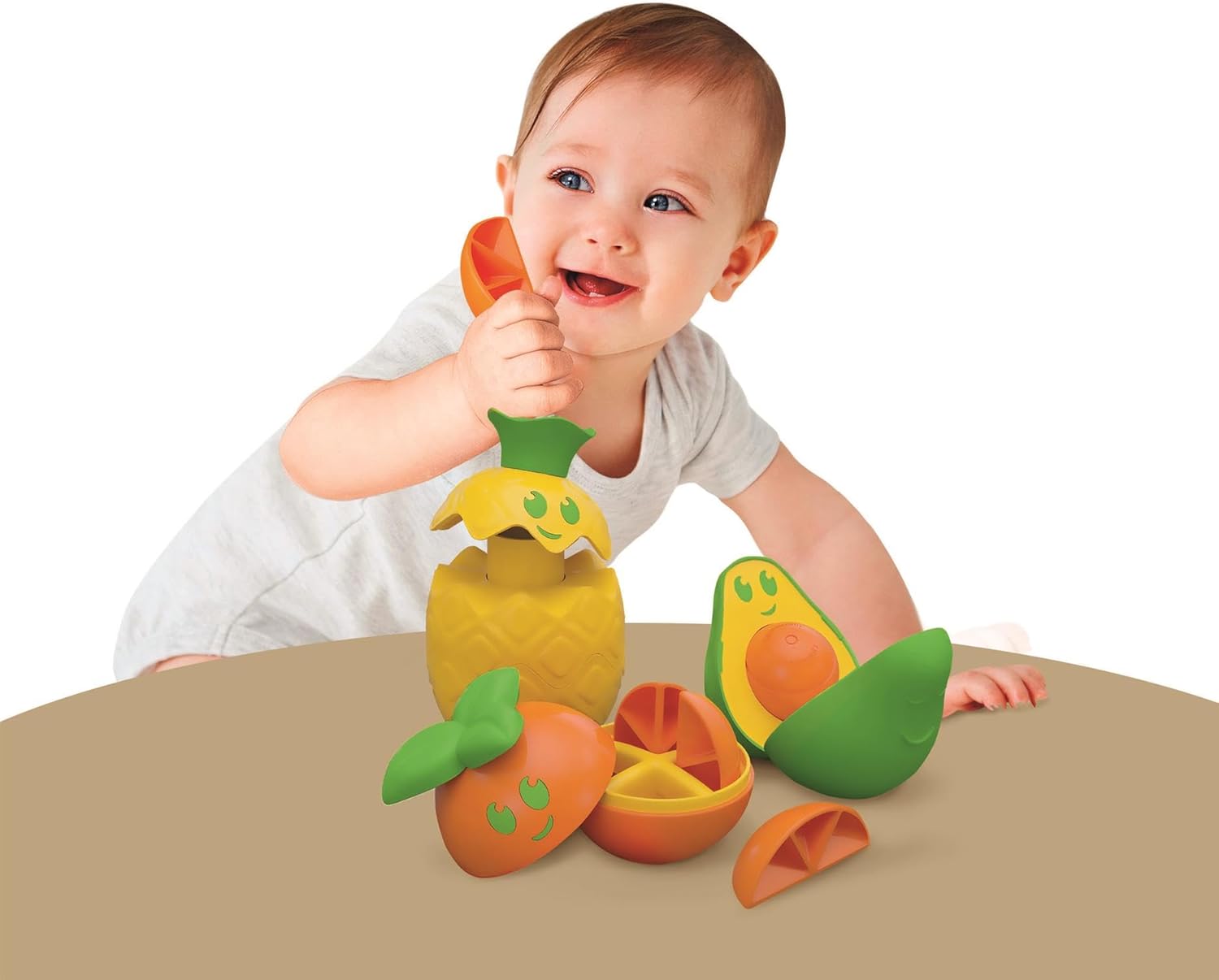 Clementoni - Clementoni Baby Stapel Fruit 12dlg.