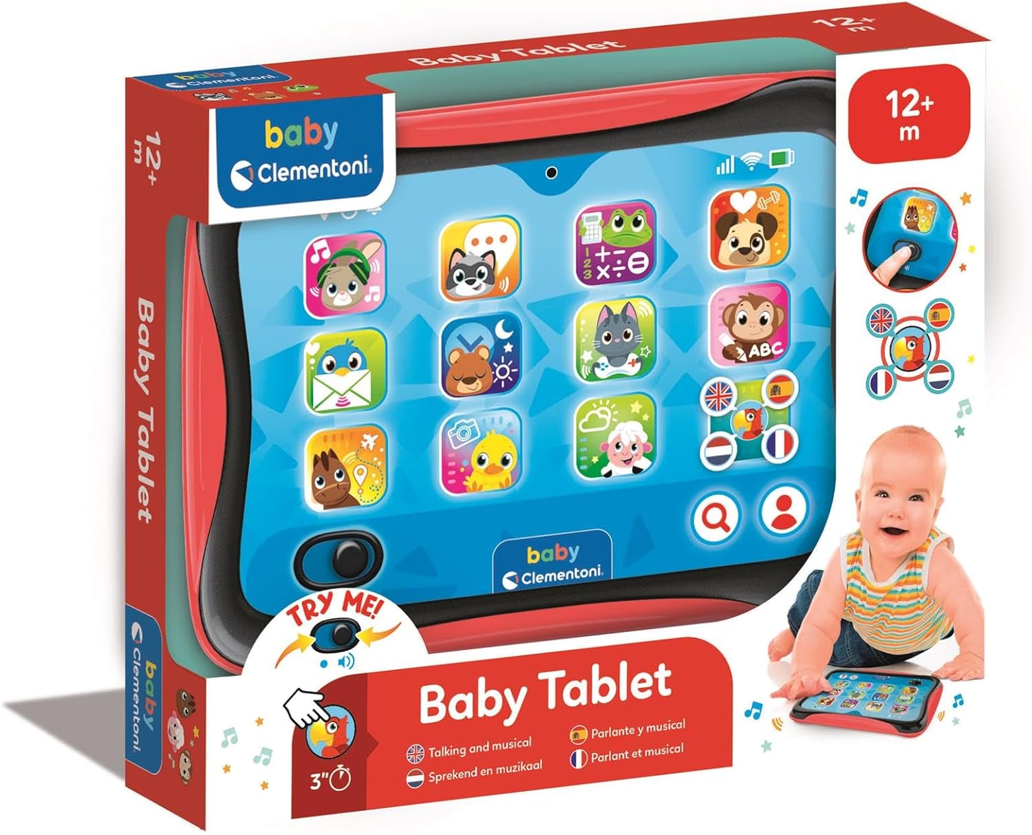 CLEMENTONI -17534-BABY Tablet (LOC1) -K-