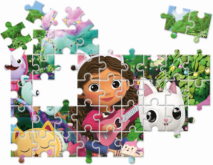 Clementoni - Clementoni Gabby\`s Poppenhuis Edukit 4in1 Puzzels en Spellen