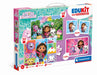Clementoni - Clementoni Gabby\`s Poppenhuis Edukit 4in1 Puzzels en Spellen