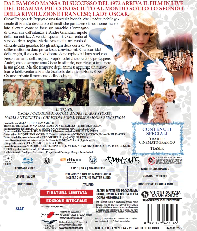 Lady Oscar - Live Action - Bd