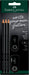 FABER-CASTELL 217086 Sleeve Pencil Set with Sharpener, Eraser and 3 Pencils, Grip 2001 Writing Set Black