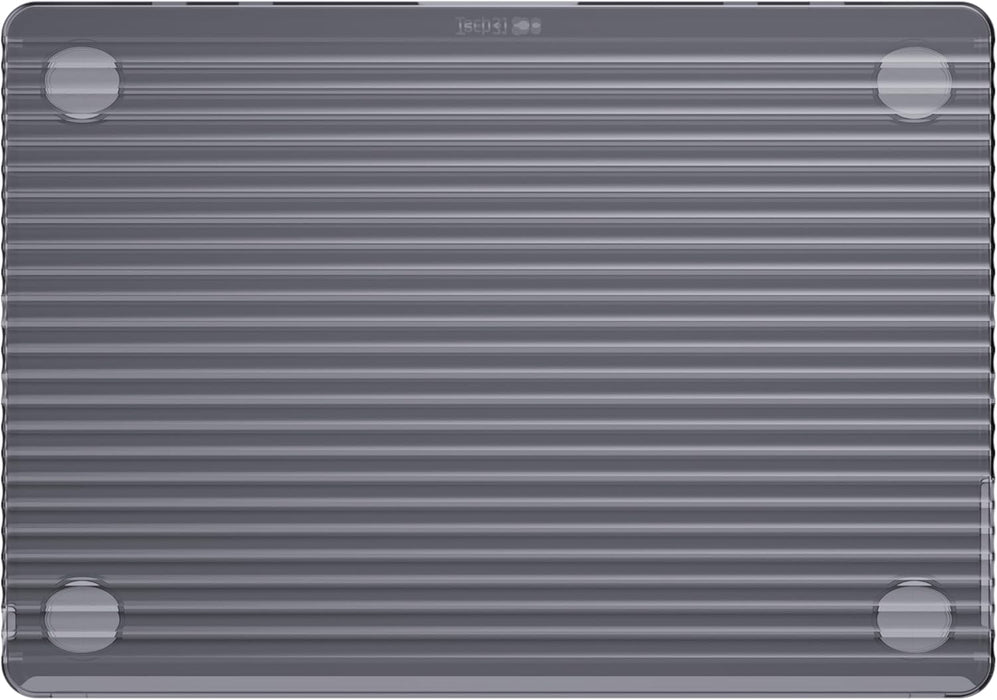 Tech21 Evo Wave case for MacBook Air 15" (2023) - Protective Hard Shell Cover - Charcoal