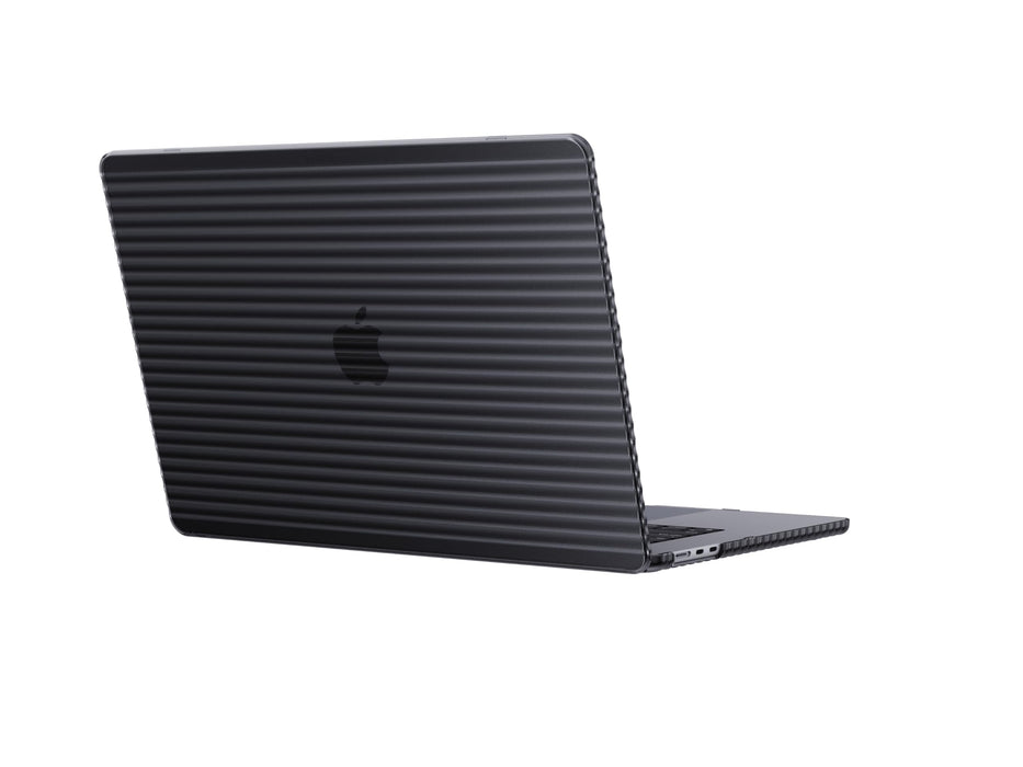 Tech21 Evo Wave case for MacBook Air 15" (2023) - Protective Hard Shell Cover - Charcoal