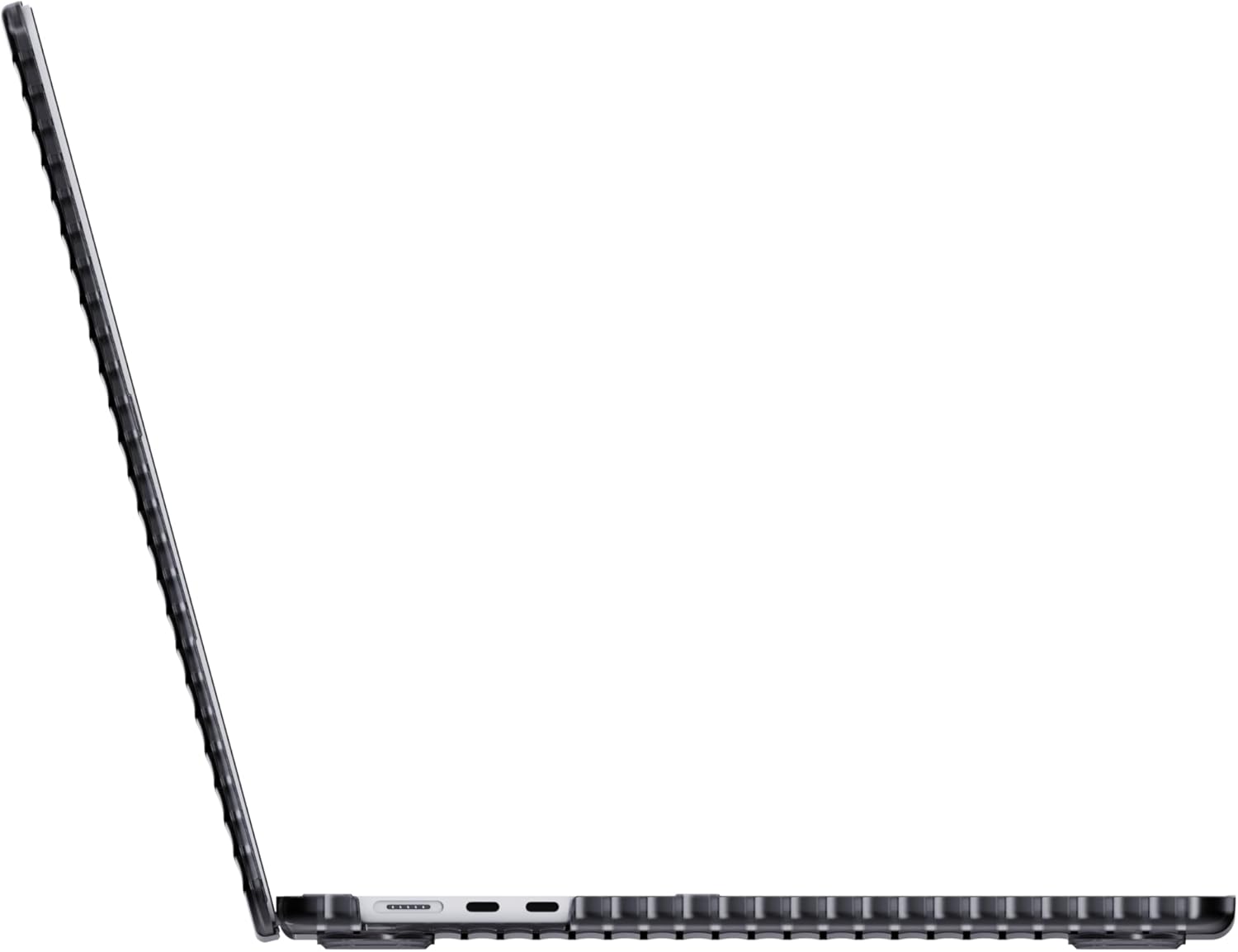 Tech21 Evo Wave case for MacBook Air 15" (2023) - Protective Hard Shell Cover - Charcoal