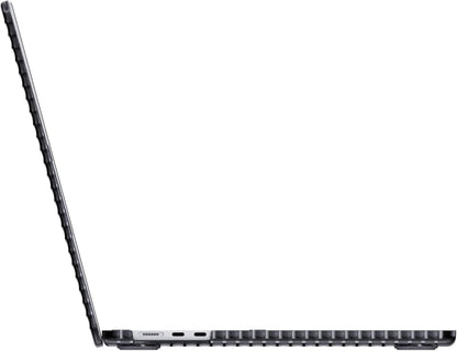Tech21 Evo Wave case for MacBook Air 15" (2023) - Protective Hard Shell Cover - Charcoal