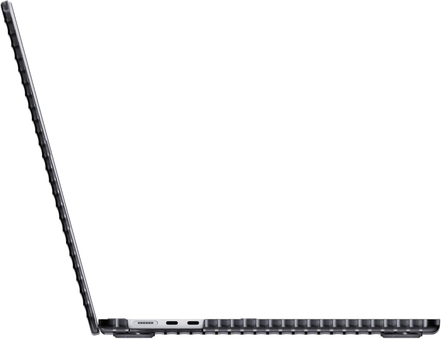 Tech21 Evo Wave case for MacBook Air 15" (2023) - Protective Hard Shell Cover - Charcoal