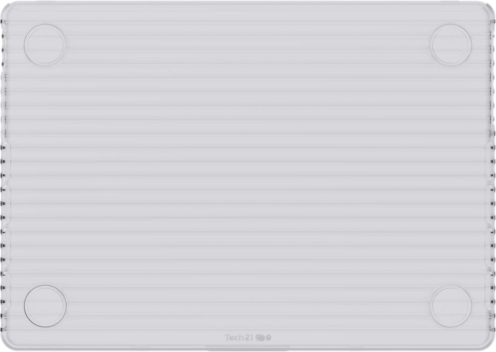 Tech21 Evo Wave case for MacBook Pro 14" (2021 & 2023) - Protective Hard Shell Cover - Clear