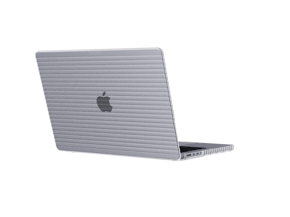Tech21 Evo Wave case for MacBook Pro 14" (2021 & 2023) - Protective Hard Shell Cover - Clear