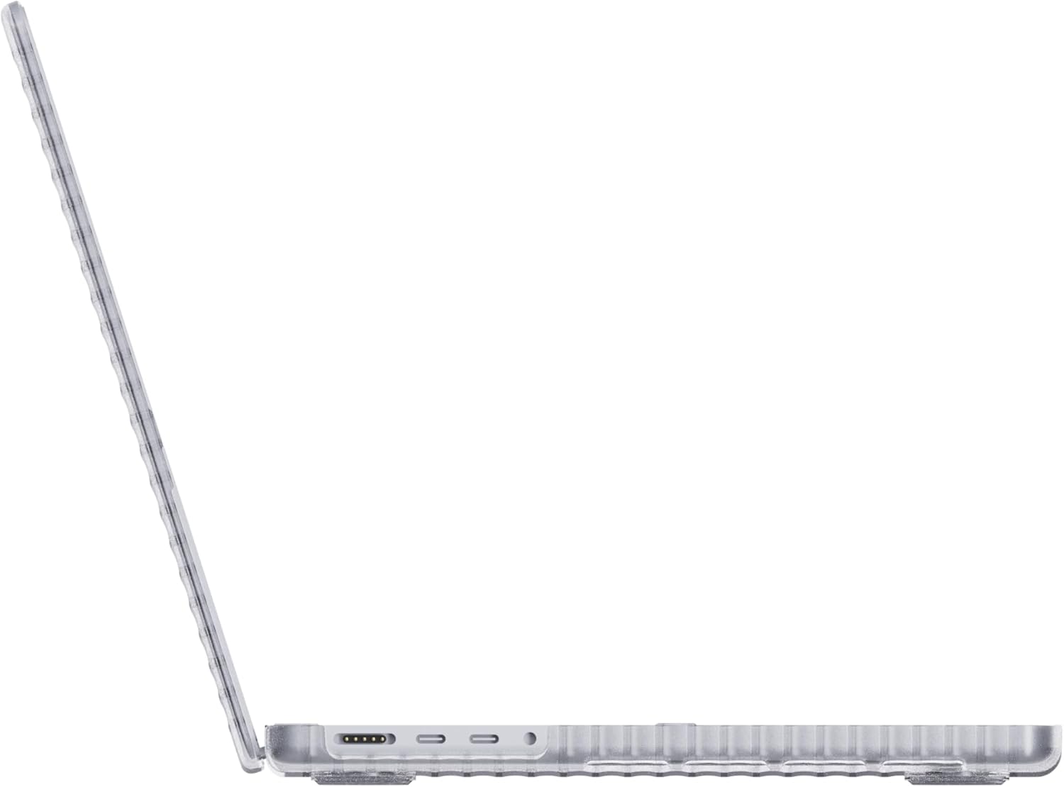 Tech21 Evo Wave case for MacBook Pro 14" (2021 & 2023) - Protective Hard Shell Cover - Clear