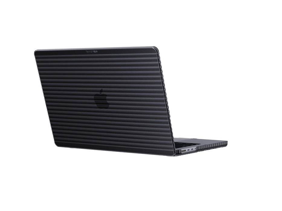 Tech21 Evo Wave case for MacBook Pro 14" (2021 & 2023) - Protective Hard Shaell Cover - Charcoal
