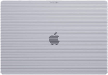 Tech21 Evo Wave case for MacBook Pro 16" (2021 & 2023) - Protective Hard Shell Cover - Clear