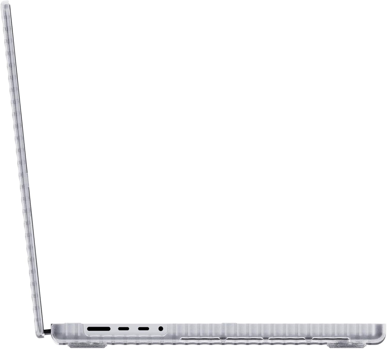 Tech21 Evo Wave case for MacBook Pro 16" (2021 & 2023) - Protective Hard Shell Cover - Clear