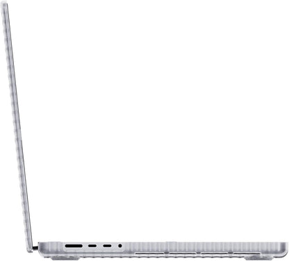 Tech21 Evo Wave case for MacBook Pro 16" (2021 & 2023) - Protective Hard Shell Cover - Clear