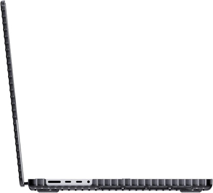 Tech21 Evo Wave case for MacBook Pro 16" (2021 & 2023) - Protective Hard Shaell Cover - Charcoal