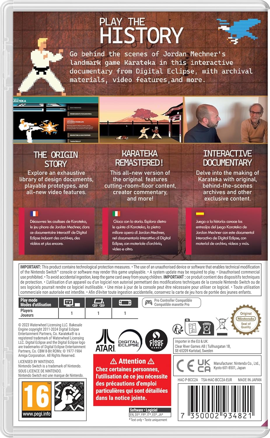 The Making of Karateka NS