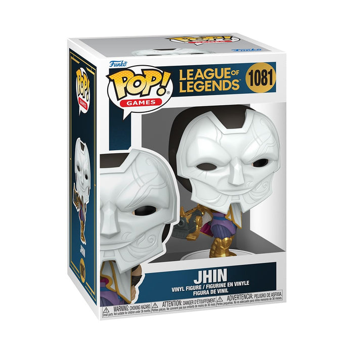 Funko POP! Games: LoL - Jhin - League Of Legends - Collectable Vinyl Figure - Gift Idea - Official Merchandise - Toys for Kids & Adults - Video Games Fans - Model Figure for Collectors and Display