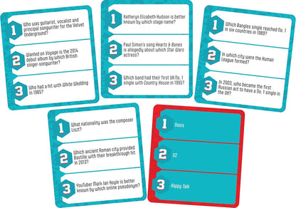 Cheatwell Games Quiz Cube Music Quiz | Trivia Game With 744 Music Questions, Turquoise, All Bangers